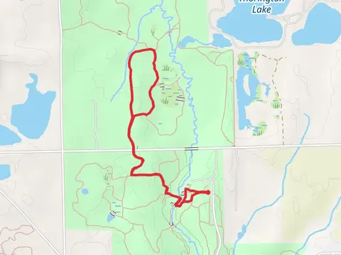 Inwood Rustic Trails -Orange, Blue and Pink Trails and Habitat Trail Loop