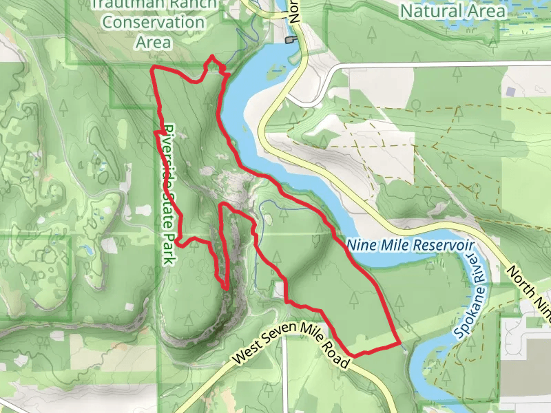 Trail 25 and Trail 401 Loop