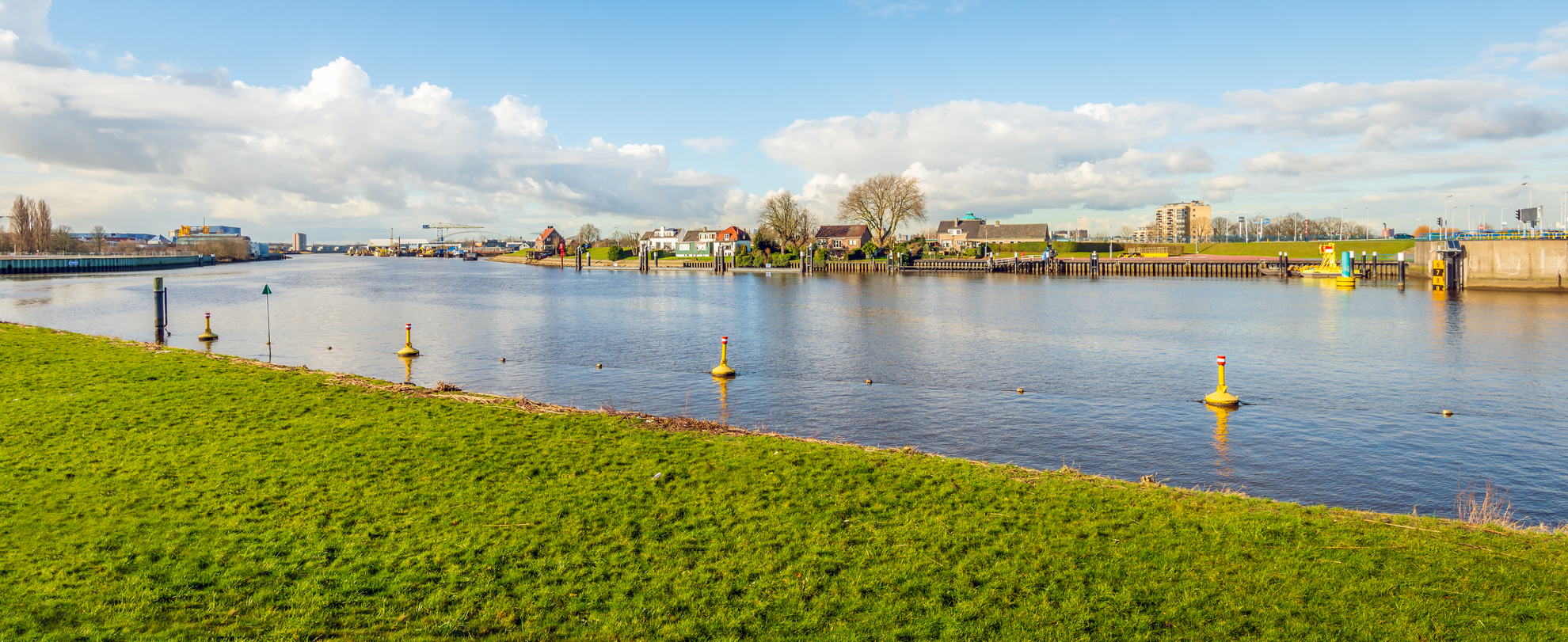 An image depicting the trail Kortland Kleinpolder, Hollandsche Ijssel and Molenplaats Loop and its surrounding area.