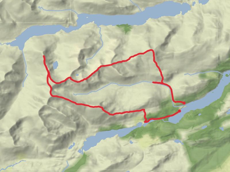 Hike on Eastern Glen.affric munros thumbnail