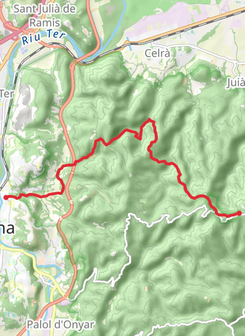 Sant Martí Vell Hiking mobile static map