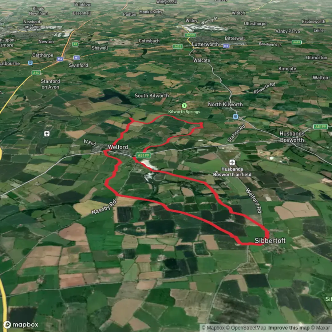 An image depicting the trail Welford Round and its surrounding area.