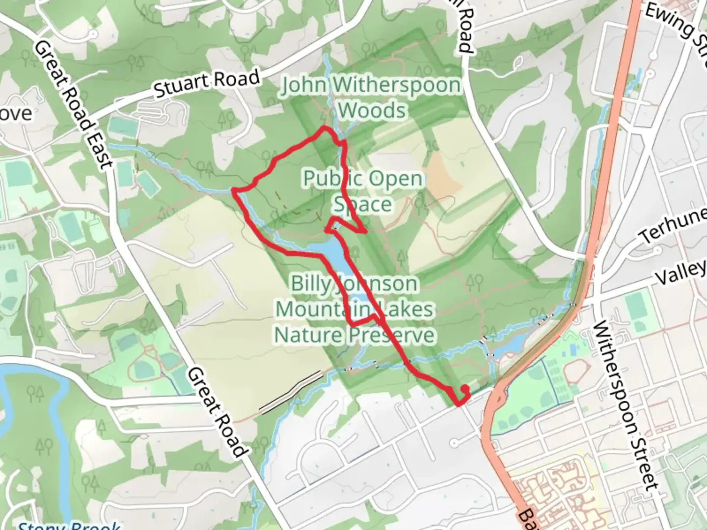 An image depicting the trail Palmer Lake Loop and its surrounding area.