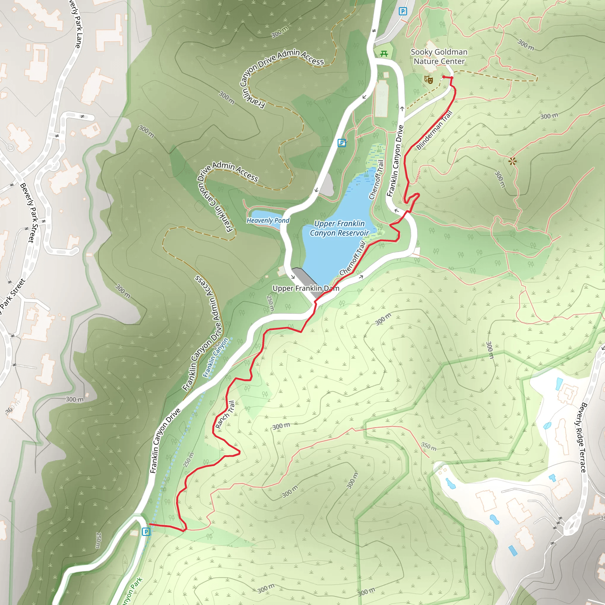 Chernoff Trail and Ranch Loop Trail mobile static map
