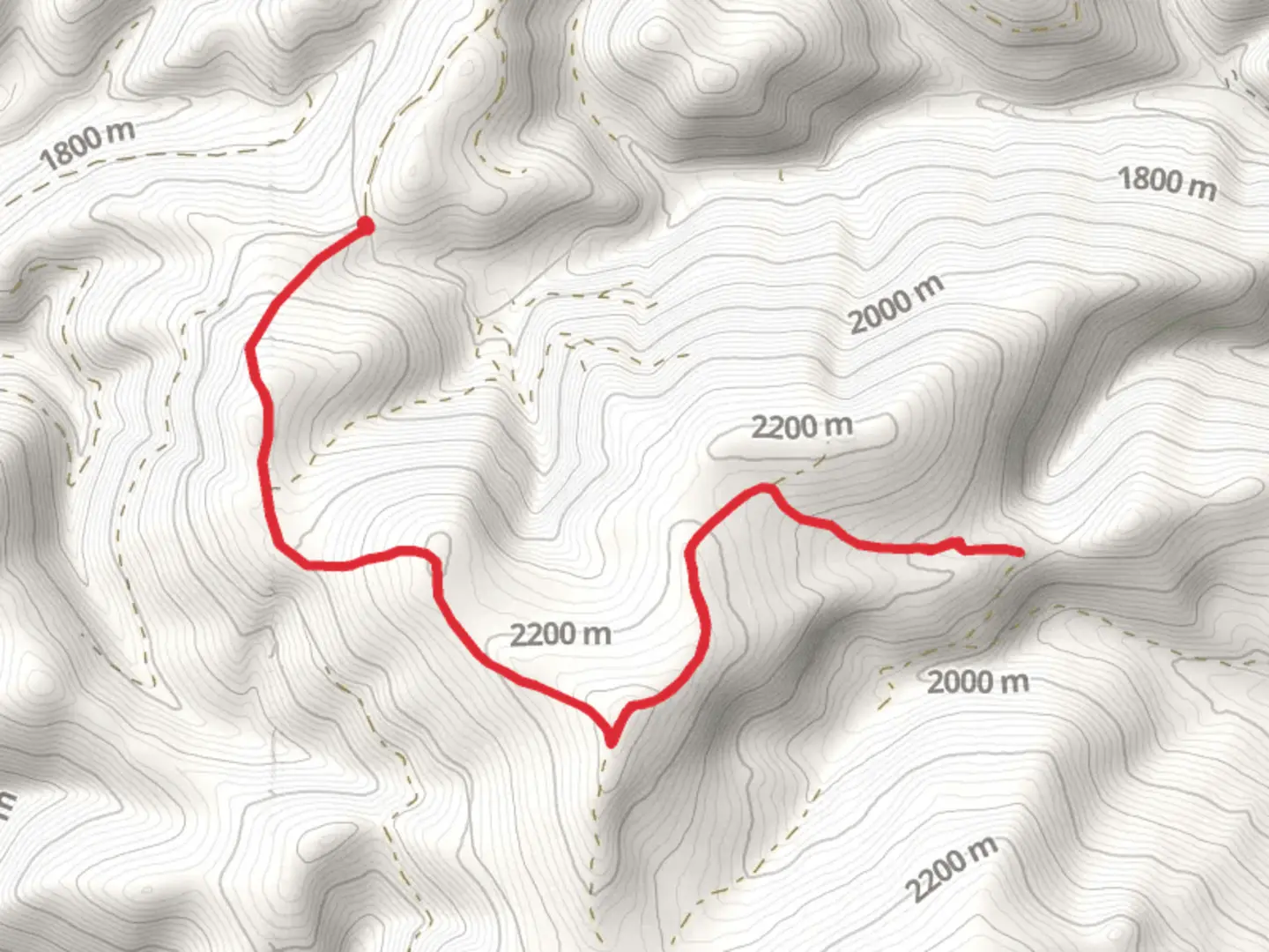 An image depicting the trail Gould Creek Road via CDT and its surrounding area.