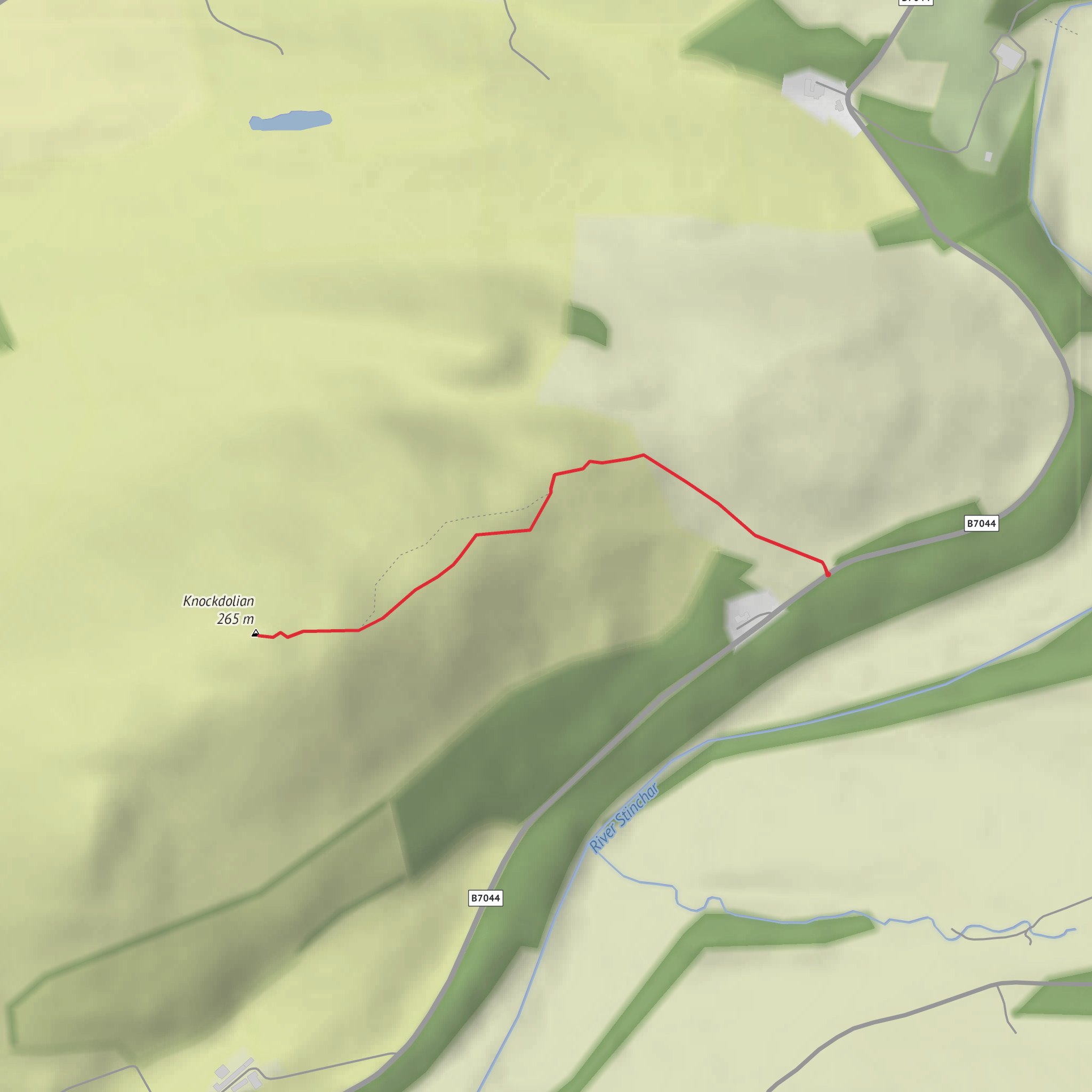 Knockdolian mobile static map