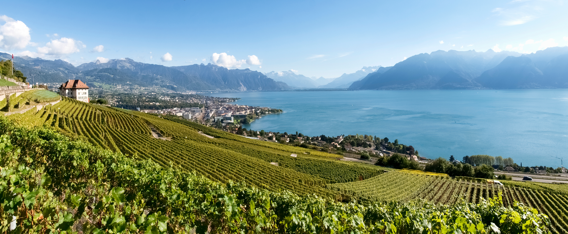 An image depicting the trail Camino Blumberg-Geneva via Winterthur and its surrounding area.