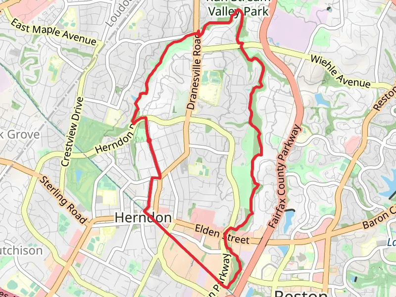 Washington - Old Dominion Trail and Sugarland Run Stream Valley Loop Trail