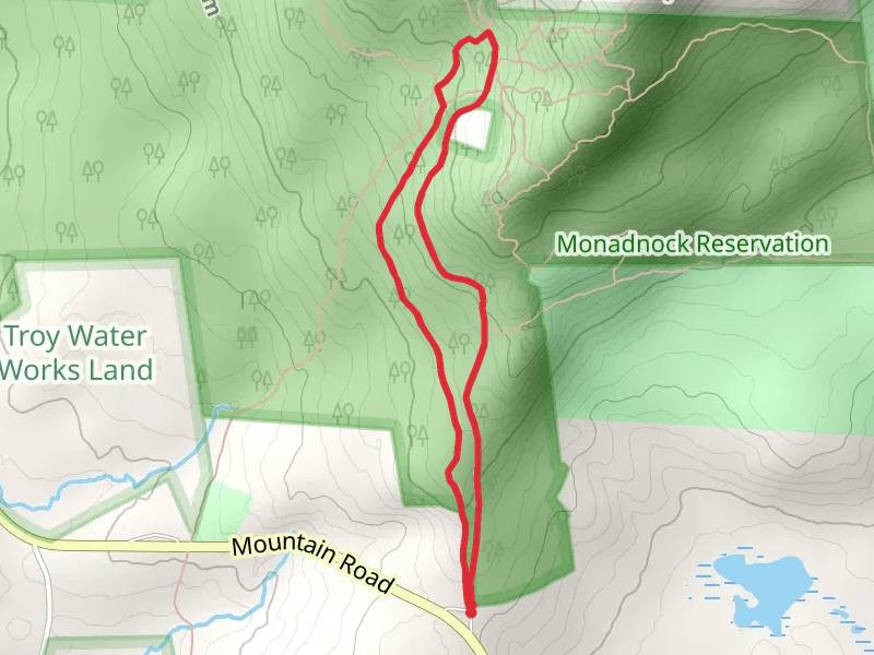 Old Halfway House Trail and White Arrow Trail Loop