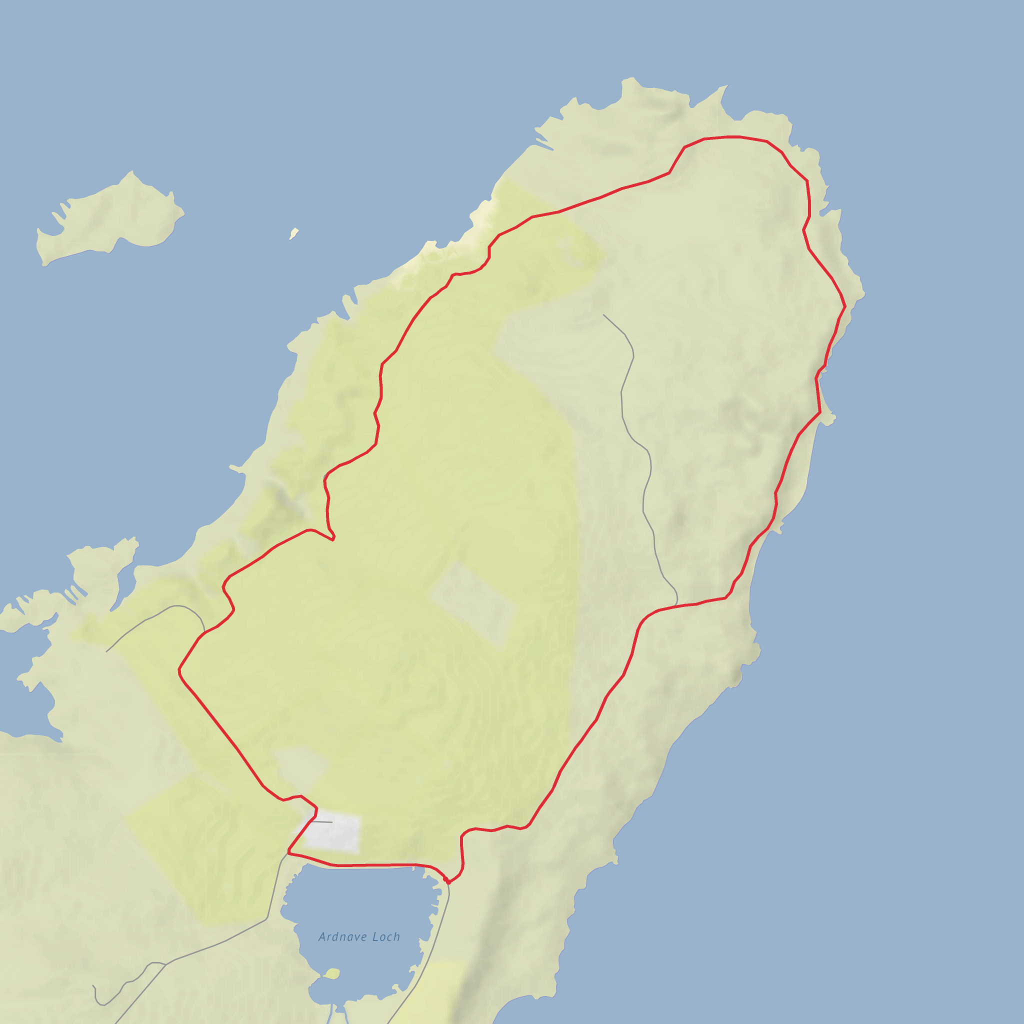 Port na Feamainn, Port Domhain and Ardnave Point Loop mobile static map