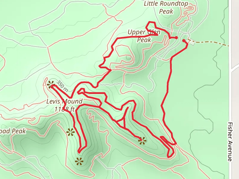 Upper Glen Peak and East Point Trail