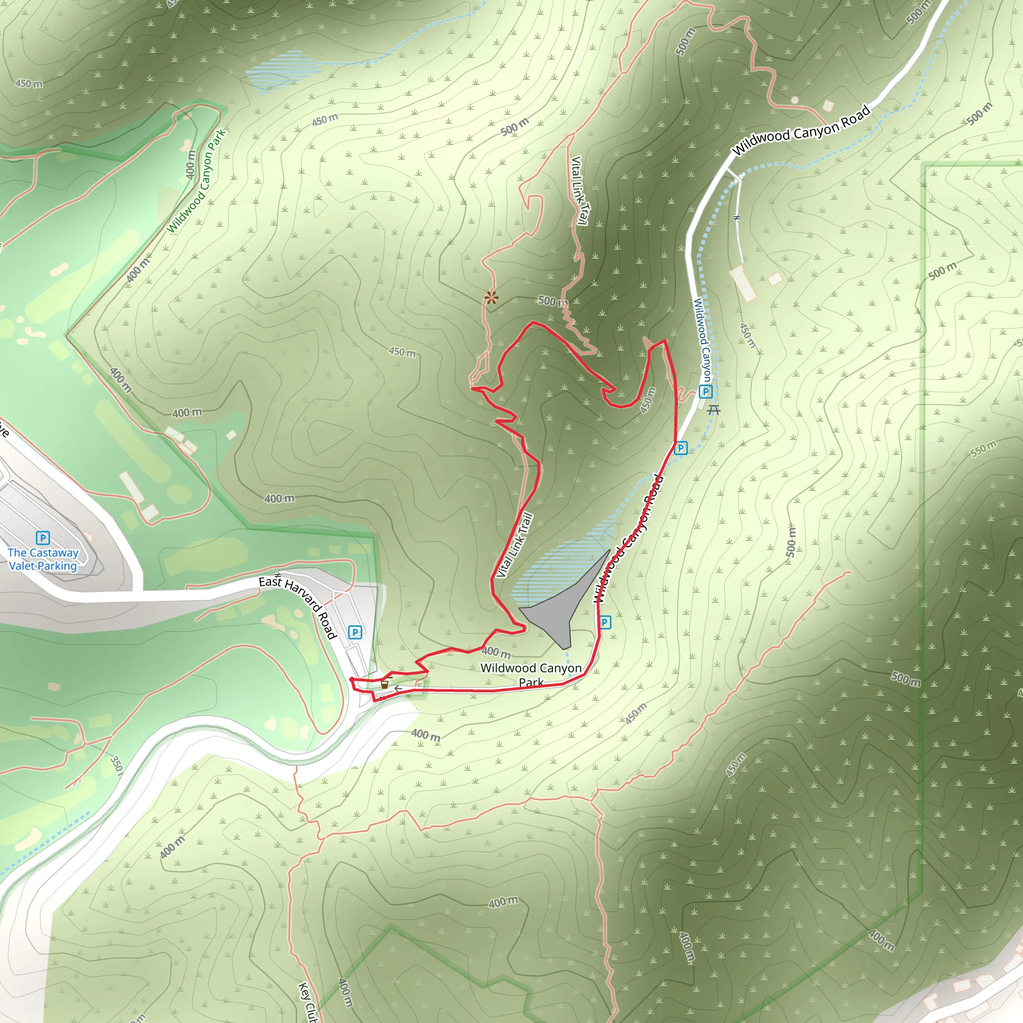 Wildwood Canyon Road Loop mobile static map