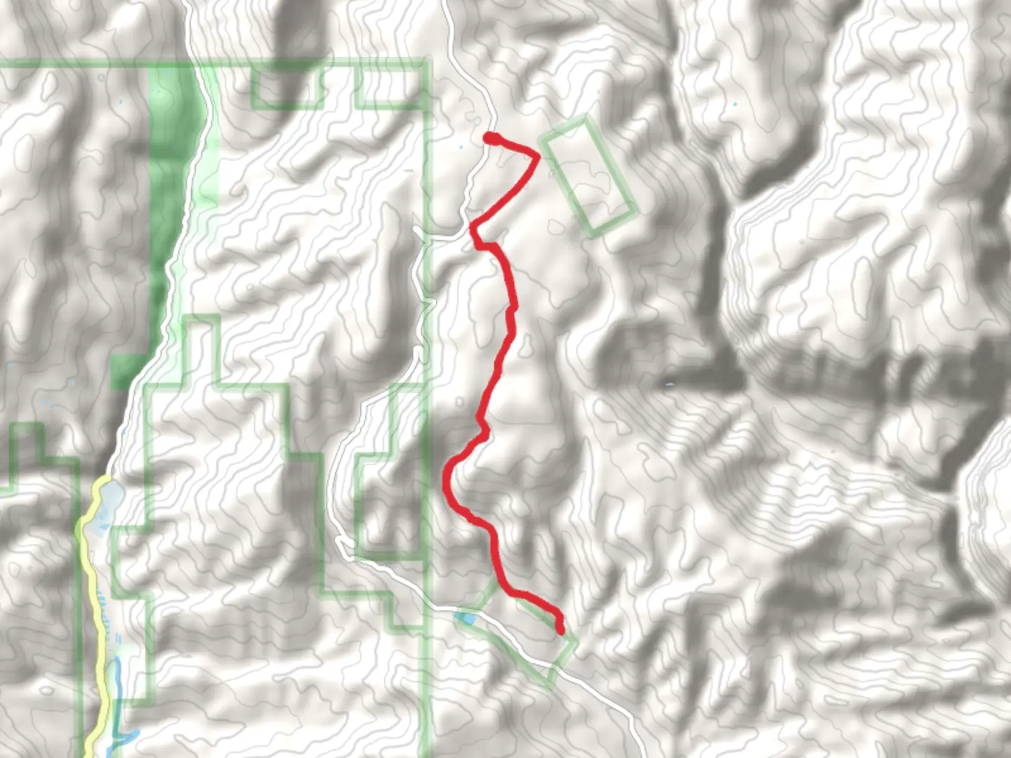 An image depicting the trail West Elk Stock Driveway Trail and its surrounding area.