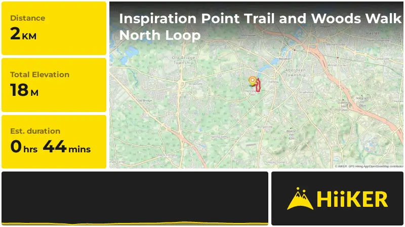 | Inspiration Point Trail and Woods Walk North Loop