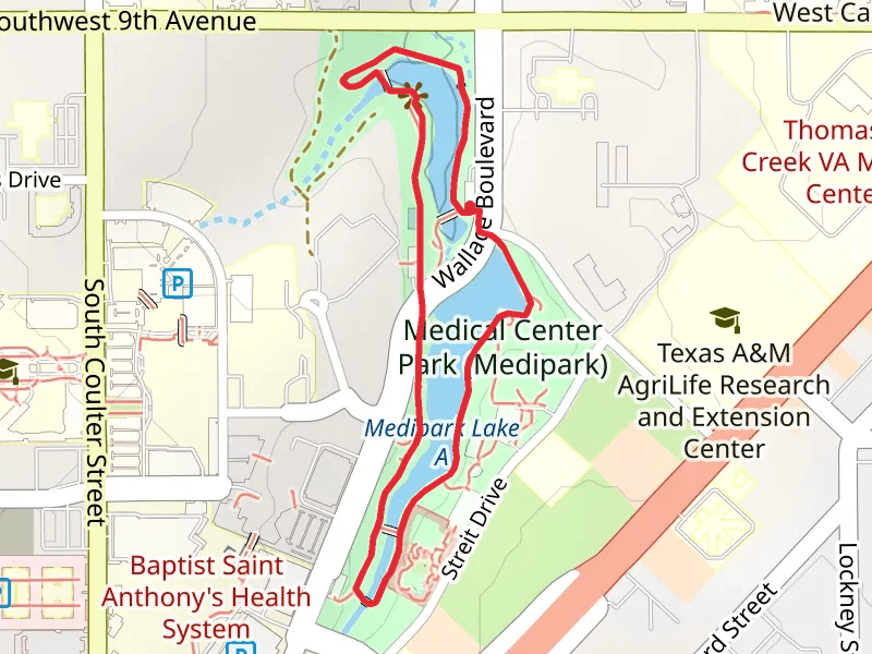 Medipark Lake A and B Loop