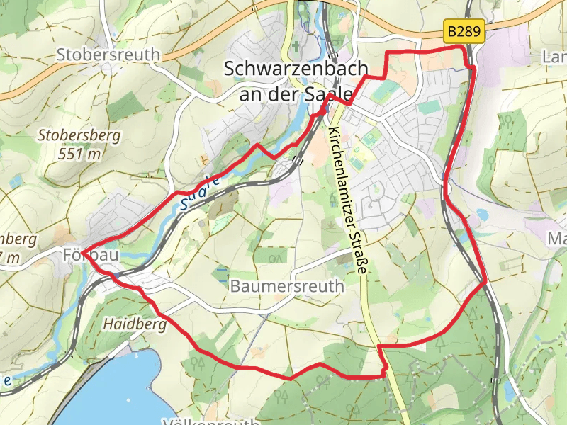 Kornbergblick und Foermitzsee Loop