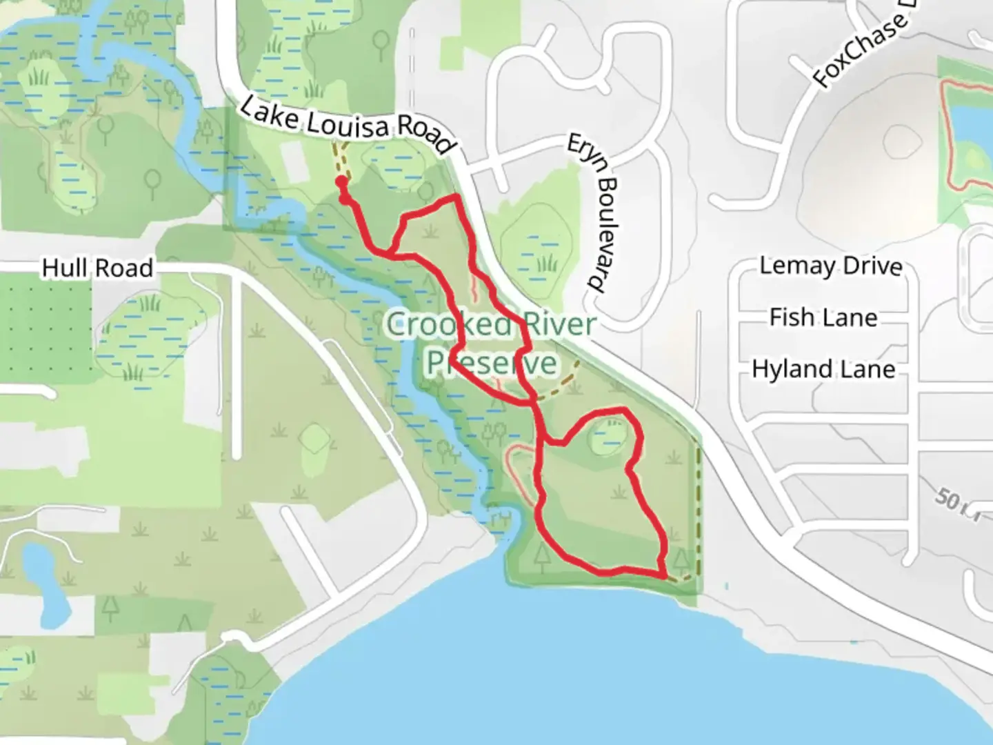 An image depicting the trail Toto Trail and Sink Trail and its surrounding area.