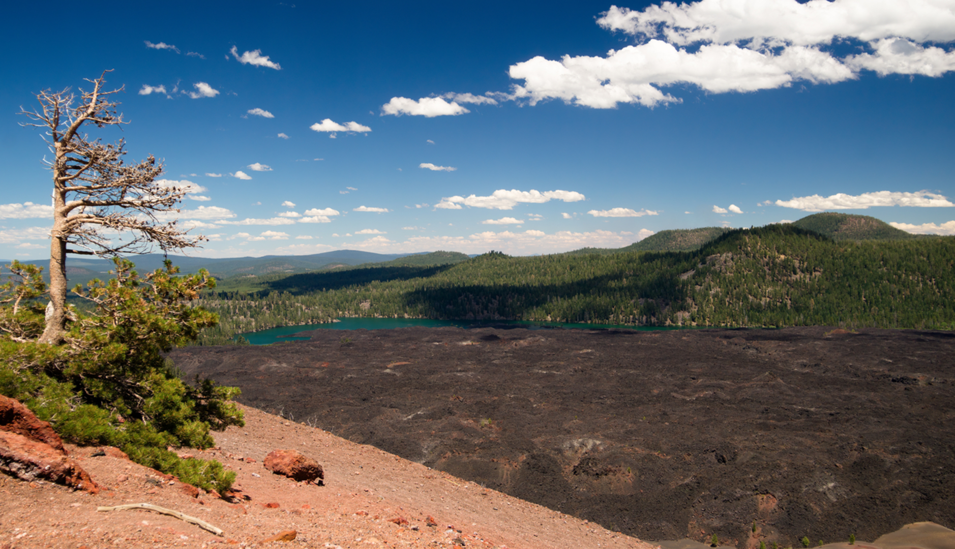 An image depicting the trail Butte Lake to Snag Lake Trail - East and its surrounding area.