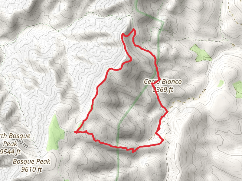 Bosque, Manzano Crest and Cerro Blanco Loop Trail