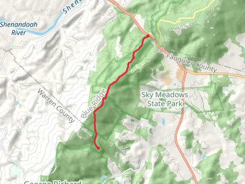 Appalachian Trail from Liberty Hill Lane