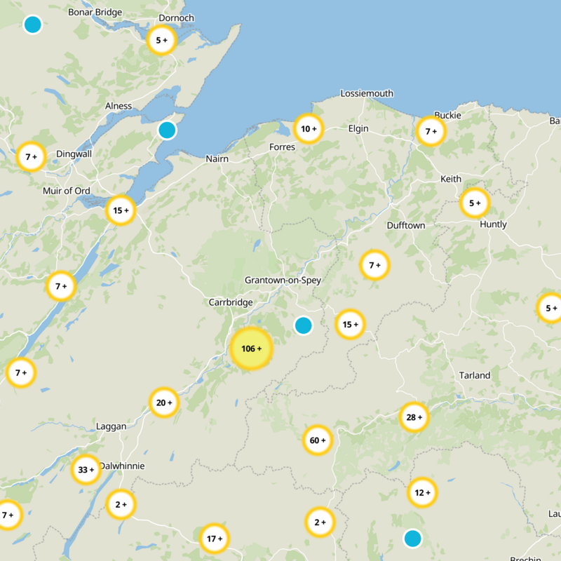 Grantown-on-Spey Static Map