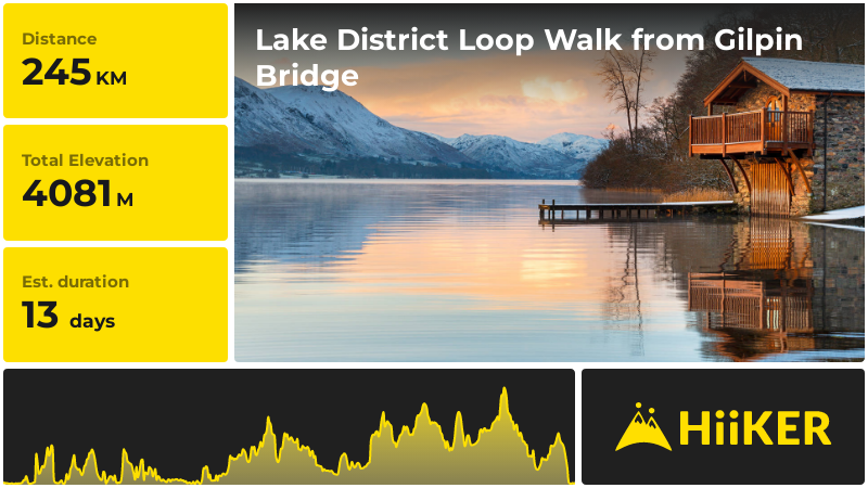 Lake District Loop Walk from Gilpin Bridge | Cumbria | England