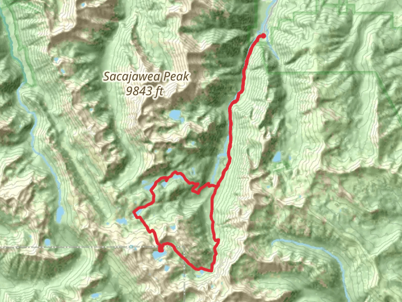 Horseshoe Lake, Moccasin Lake and Glacier Lake Loop via West Fork Wallowa Trail