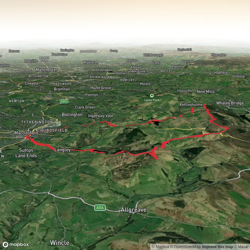 Ridgegate Reservoir, Shutlingsloe, Shining Tor and Lamaload Reservoir Loop