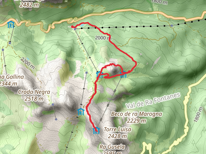 Anello da Bai de Dones a rifugio Nuvolau  thumbnail