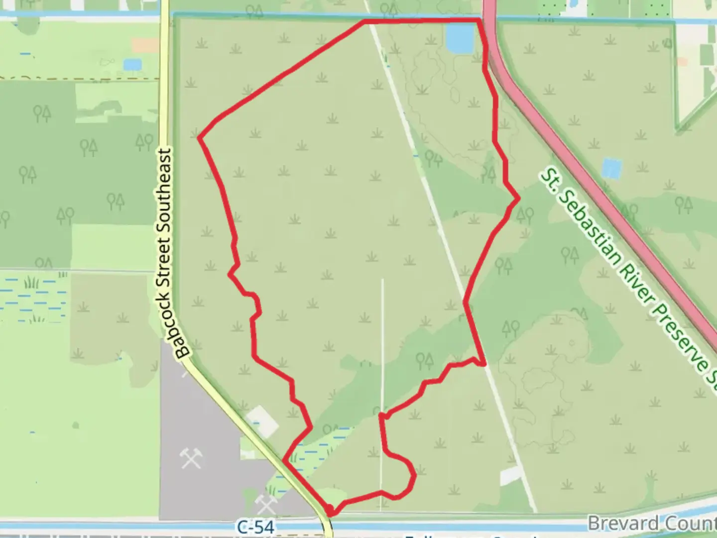 An image depicting the trail White and Green Loop Trail and its surrounding area.