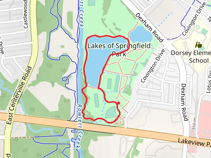Lakes of Springfield Park Lake Loop