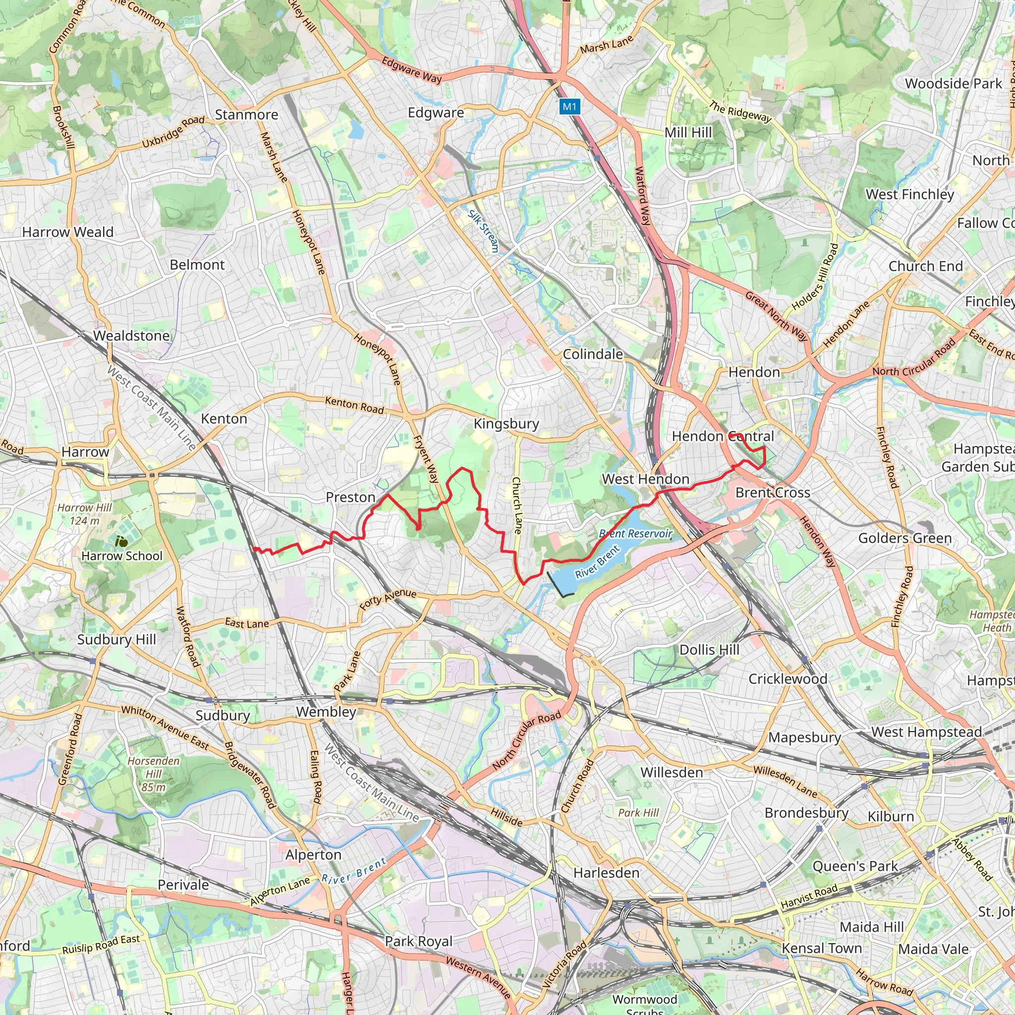 South Kenton to Hendon Central Walk | London | England