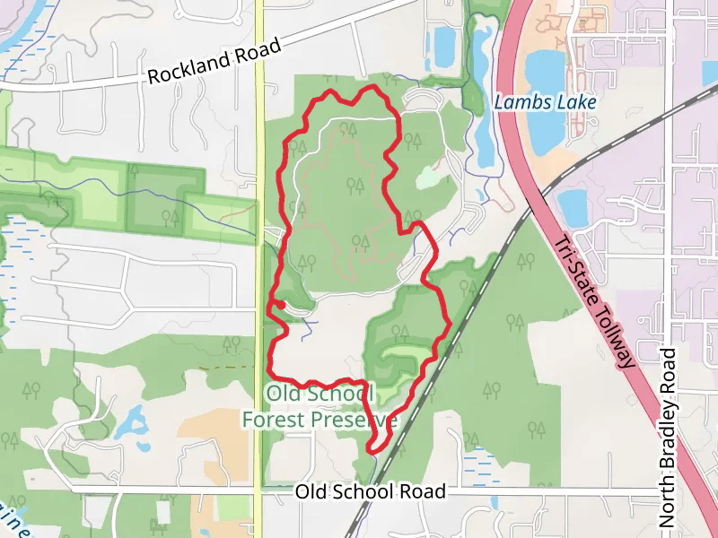 Old School Forest Preserve Loop