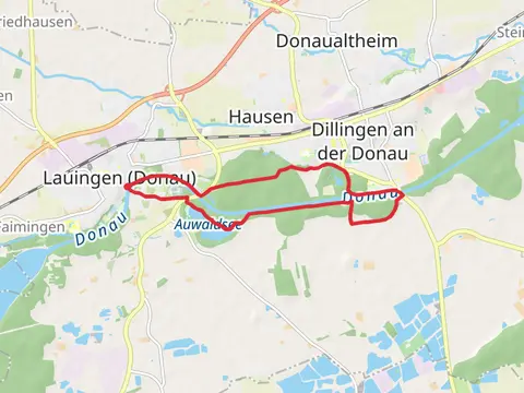 Stadtkapelle Lauingen, Lindach, Auwalldsee and River Donau Loop