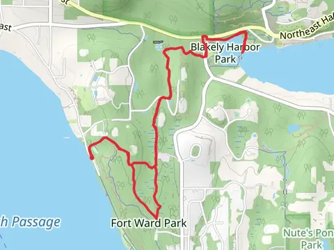 Blakely Harbor via Fort Ward Hill Trail