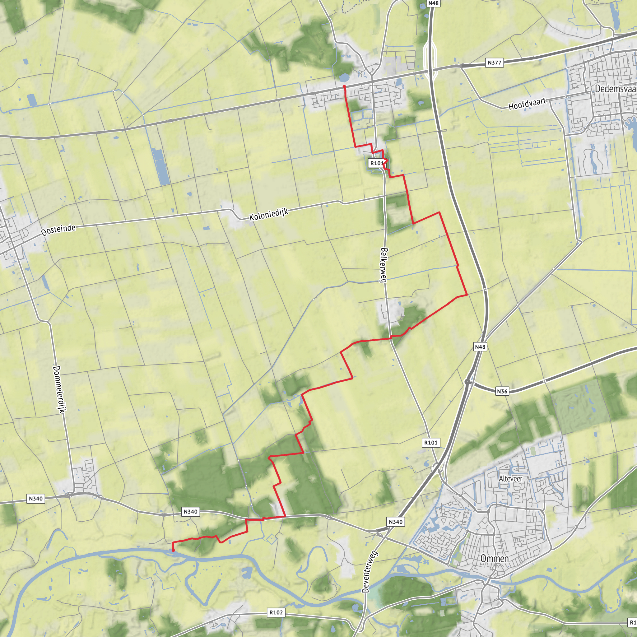 1323-roots-natuurpad-etappe-13 mobile static map