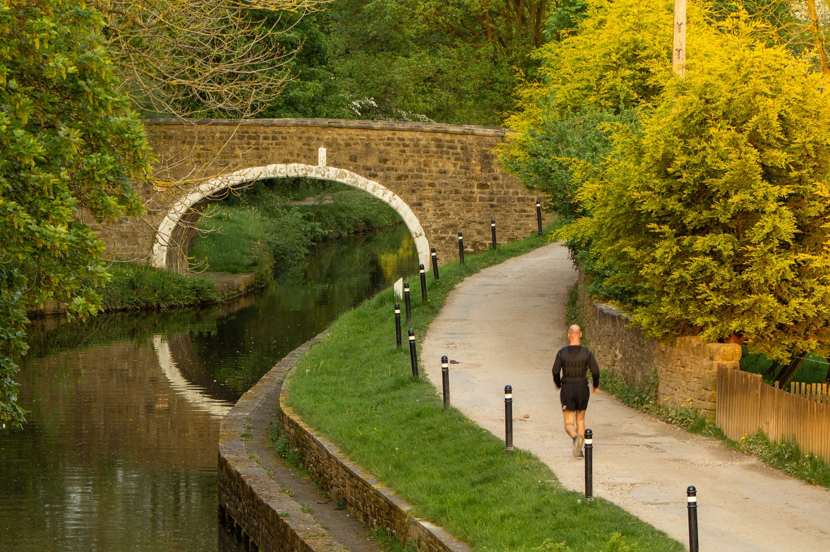 An image depicting the trail Millennium Way from Baildon in Bradford and its surrounding area.