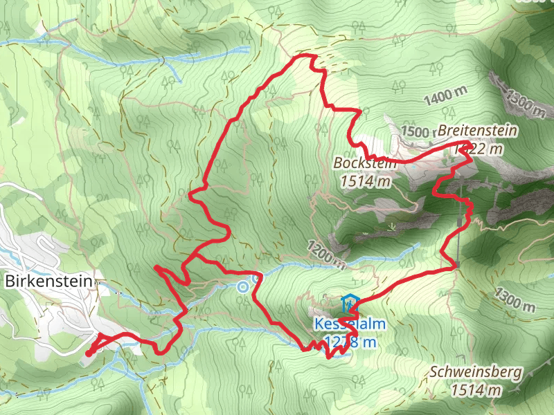 Wanderweg and Maximiliansweg Loop