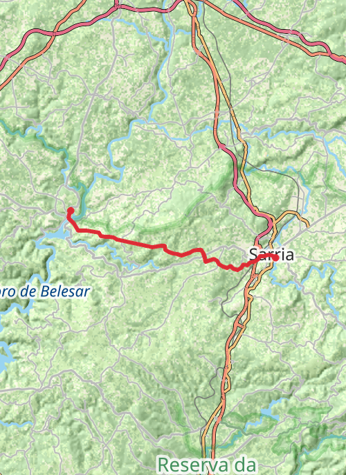 Day 1 Camino  mobile static map