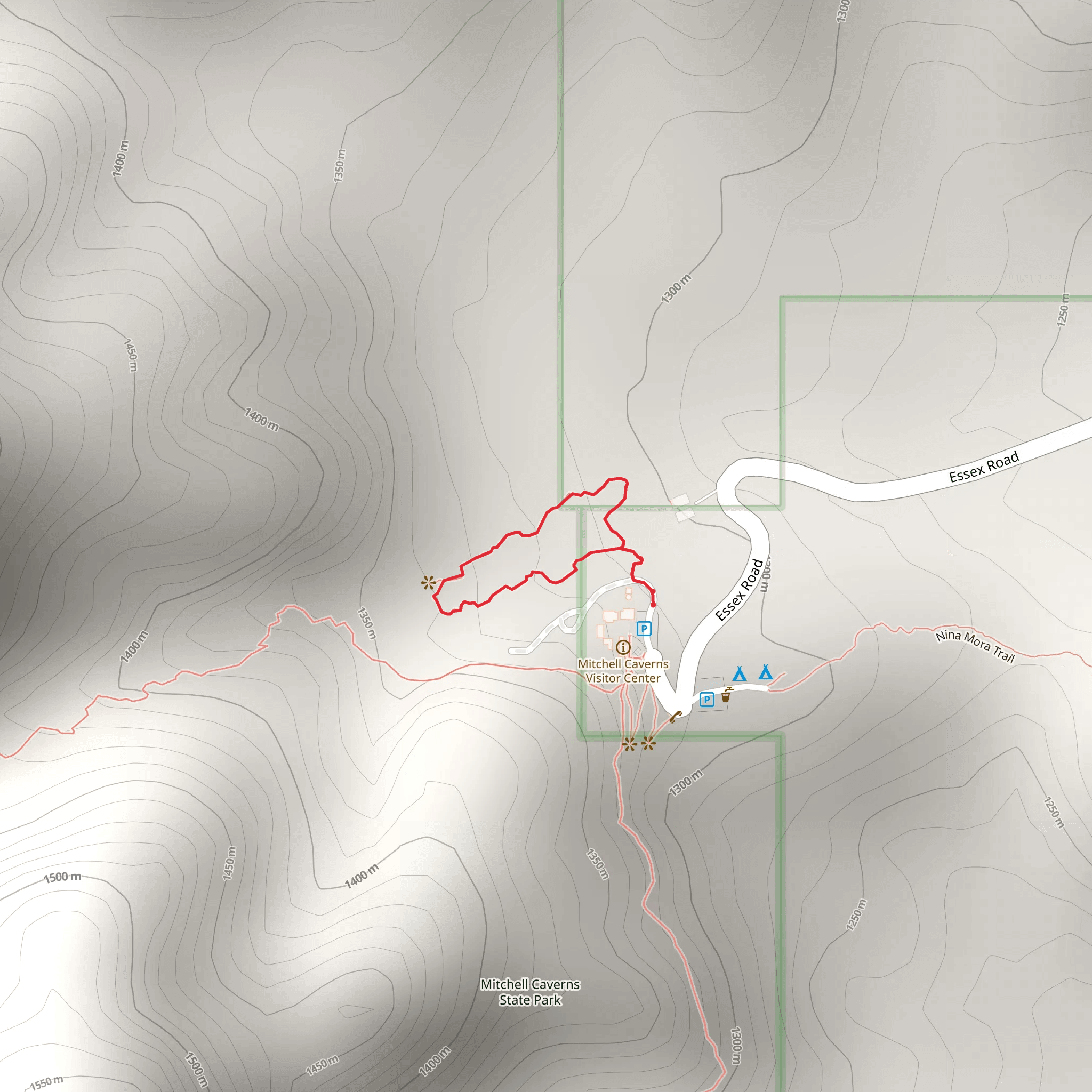 Mary Beal Nature Loop Trail mobile static map