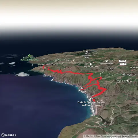 Costa Sul, Prainha and Pedreira do Campo - Santa Maria