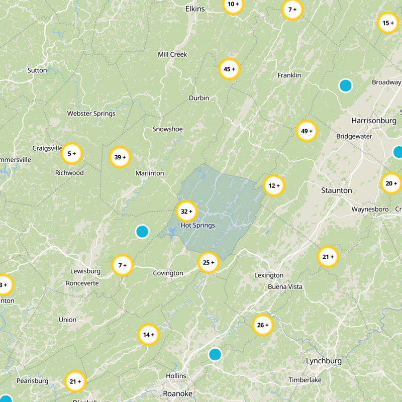 Bath County Static Map