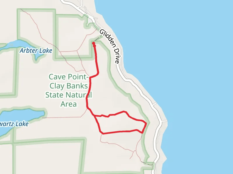 Loop beside SHivering Sands Preserve