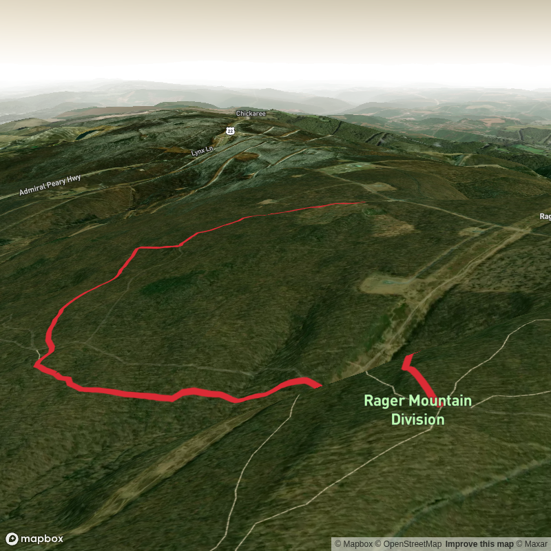 Leslie Trail in Rager Mountain Division