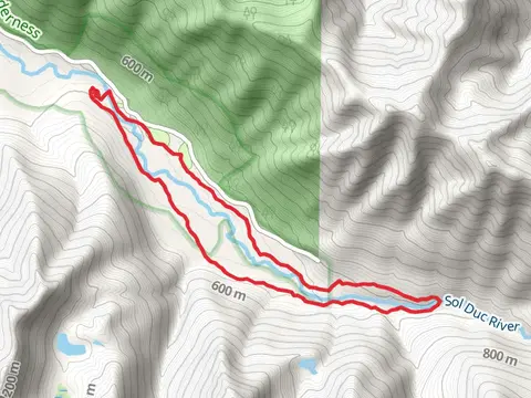Lover's Lane trail and B Loop Trail