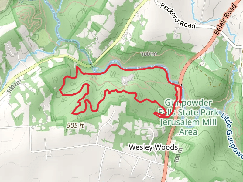 Quarry - Orange - Little Gunpowder Loop Trail