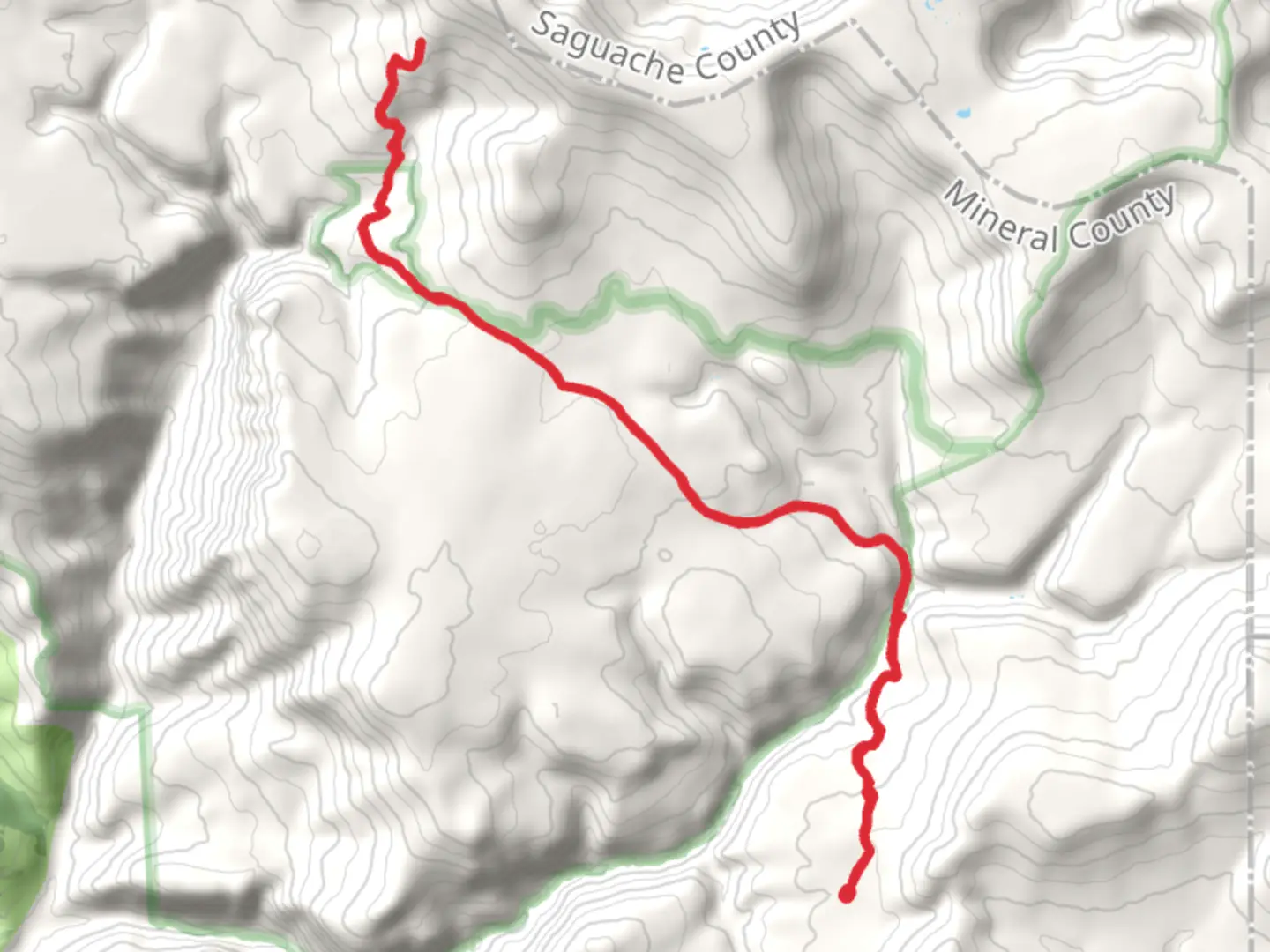 An image depicting the trail Wheeler Trail and its surrounding area.