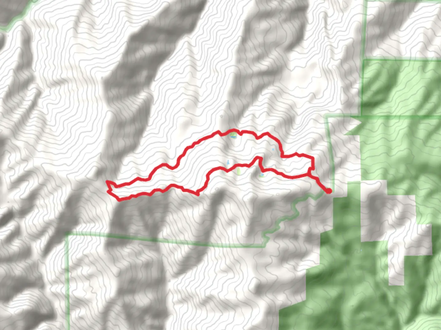An image depicting the trail Ides Cove Loop Trail and its surrounding area.