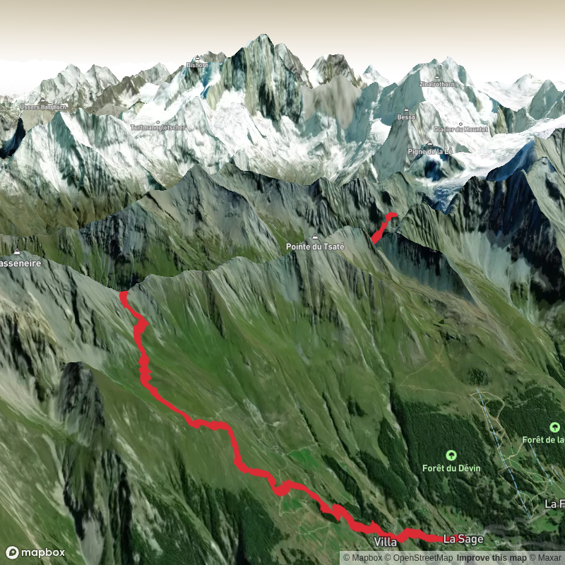 La Sage-Col de Torrent-Col du Moiry