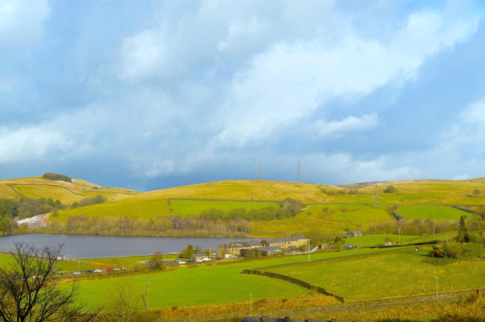An image depicting the trail West Pennine Way and its surrounding area.